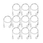 Mfl. Stage Lights Safety Cables 110 Lb Load Duty 31.5'' Stainless Steel Security. Fixed Price $29.99.