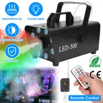 500W 2000CFM Smoke Machine Dj Stage Fogger Effect Rgb Led Lights Remote. Fixed Price $42.78.