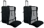 2) Rockville SB15 V2 Rolling Travel Bags+wheels 4 Most 15" Dj Pa Speakers+stands. Fixed Price $234.90.