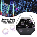 Automatic Bubble Blower Maker High Output Machine Stage Effect Party Dj Wedding. Fixed Price $92.69.