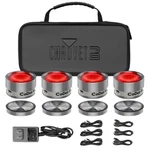 Chauvet Dj Codotils 4-PACK Of Coin-sized Led Illuminator Lights W Case. Fixed Price $299.99.