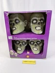 New Halloween Gemmy Zombie Heads Prop Animated Led Pathway Timer Nib Works Decor. Fixed Price $88.00.