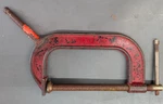 Vtg Grip C-clamp W/ 5/8" Baby Pin Studio Lighting Rigging Mount Matthews Styl. Fixed Price $35.00.
