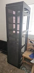 Middle Atlantic Freestanding 19-INCH Server Rack With Mesh Door, 2 Side Panels. Fixed Price $200.00.