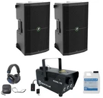 Pair Mackie THUMP210XT 10" 1400W Powered Dj Speakers+headphones+fog Machine. Fixed Price $779.85.