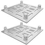 Global Truss Gt-mh Base Multi Hole 12" Aluminum Plates Pair. Fixed Price $190.00.