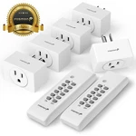 Fosmon Etl Listed 125V/15A Wireless 2X Remote Control Outlet Wall Plug. Fixed Price $29.99.