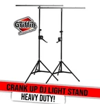Crank Up Stands (2 Pack) Stage Lighting Truss System By Griffin Portable. Fixed Price $260.95.