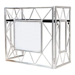 American Pro Event 2 Foldable Portable Metal Booth Facade Adj. Fixed Price $599.95.