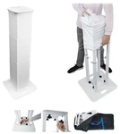 Rockville Rtp-go Portable Collapsible Dj Totem Light/speaker Stand+bag+scrims. Fixed Price $209.95.