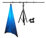 Rockville Tripod Pole-mount Stand + Lighting Cross Bar White Scrim Cloth Cover. Fixed Price $133.39.