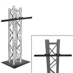 Global Truss 4.92FT Square Dj Segment SQ-4111 W/ Base Plate + Tv Mount. Fixed Price $637.40.