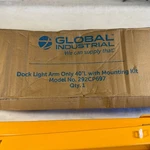 Global Industrial 40" Dock Light Arm Only With Mounting Kit Model 292CP697. Fixed Price $62.99.