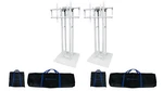 2) Rockville RTP33-TV Pro Totem Dj Speaker/lighting Stands W/detachable Mount. Fixed Price $494.95.