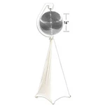 Eliminator Decor Mbsk Motorized Mirror Ball Stand W Scrim & 16" Mi.... Fixed Price $268.40.