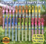 Max Bubbles 24 Wands Pack Bulk Dozen Parties Kids Fun. Fixed Price $19.99.