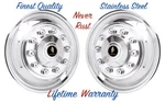 22.5" 10 Lug Hole Freightliner Wheel Simulator Rim Covers Hub Pilot. Fixed Price $297.79.