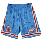 Screwville Dj Mitchell & Ness Large Jersey Shorts Cut Sew Art Blue Nwt. Fixed Price $109.99.