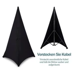 2 Pack Speaker Stand Cover Tripod Scrim, Dj. Fixed Price $23.74.