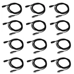 12 Pack Dmx Cables 10FT Signal Xlr Connection 3 Pin Stage Par Light Wire. Fixed Price $30.35.