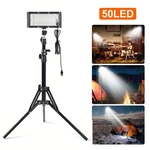 15,000LM Camping Led Work Light With Tripod Stand Base, Portable Flood. Fixed Price $22.99.