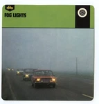 Fog Lights - Technical Equipment Auto Rally Edito Service Sa Card. Fixed Price $5.95.