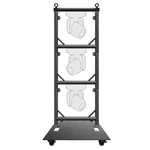 Global Truss Modular Lighting Quick Grids Black Trio + Baseplate W/ Wheels. Fixed Price $1116.40.