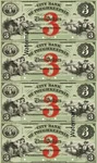 $3 The City Bank Poughkeepsie NY-2260 Obsolete Sheet Reproduction. Fixed Price $14.99.