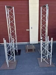 Global Truss Straight Triangular Lot Segment And Base. Fixed Price $500.00.