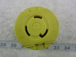 Hubbell Hbl 2323VY 20A 250V Twist-lock Connector L6-20R, Used. Fixed Price $10.95.