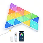 Diy Modular Triangle Led Light Panels 20 Pack Smart Rgb Wall Decor Usb Remote. Fixed Price $76.99.