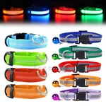 Dog Led Collar Blinking Night Flashing Light Up Glow Adjustable Pets Safety Usa. Fixed Price $7.96.