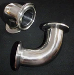 TC90EL200 Stainless Tri Clamp Ferrule Elbow 2" O.d. Sanitary Pipe 51MM. Fixed Price $25.85.