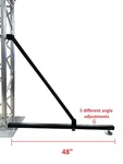 Lighting Ground Support Balance System Metal Heavy Duty For 2" Trussing. Fixed Price $179.99.