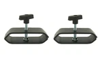 Set Of Each Quik 2-LEG Clamps For Portable Stages. Fixed Price $68.48.