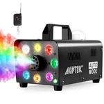 Agptek Fog Machine, 500W With Wireless Remote Control(rgb Color Light). Fixed Price $80.49.