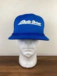 Quik Drive Speedway Blue Racing Trucker Hat Rope Snapback Cap Flat Bill Vgc. Fixed Price $7.20.