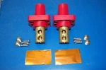 Marinco Series CL40FRB-C .oem Female Inlet Panel Mounts (red) Lot Of 2. Fixed Price $19.99.