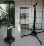 Heavy Duty Tower Lifter Crank Lighting Dj Concert Stand W/ Outriggers DANCE-19FT. Fixed Price $1035.30.