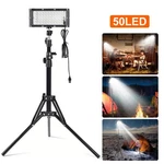 Camping Led Work Light With Tripod Stand, Portable Flood. Fixed Price $24.19.
