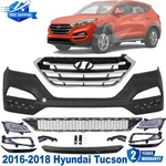 Front Bumper Cover Paintable & Grille Assembly Kit For 2016-2018 Hyundai Tucson. Fixed Price $564.99.