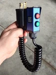 Mini Deluxe Chain Motor Pickle, Blue Box With Red And Green Buttons. Fixed Price $145.00.