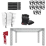 Global Truss 10'X20'X10' Junction Block Trade Booth With Accessories. Fixed Price $8058.40.