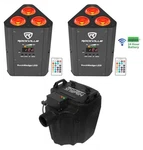 Chauvet Dj Nimbus Plug/play Dry Ice Fog MACHINE+(2) Wireless Dmx Par Lights. Fixed Price $1424.89.