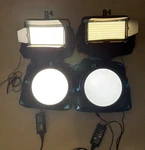 Dracast Pro Series (2) LED500 Bi-color & DRSL-R-400B W/cases Power Suppy. Fixed Price $240.00.