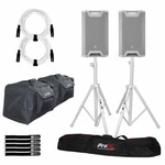 Systems LDS-ICOA12ABTW White Powered Active Dj Loudspeakers Pair Stands. Fixed Price $1336.40.