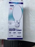 Satco S1932 Hygrade 100W ED23.5 Deluxe Coated White Bulb Light H38JA-100DX/MOG. Fixed Price $15.00.