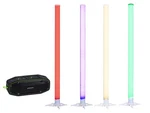 Eliminator Led Bp Tubes 4 Pak Rechargeable Rgb Lights W/remote+bag+speaker. Fixed Price $299.99.