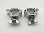 2 Global Truss Coupler Clamps Heavy Duty With Half. Fixed Price $46.50.