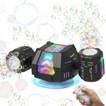 Bubble Machine, Rechargeable Dualnozzle With Remote Control, 3.... Fixed Price $55.68.